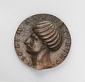 Medal:  Sultan Süleyman I, Bronze (Reddish copper alloy with<br/>traces of a dark wax layer)., Northern Italian