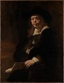 Portrait of Gerard de Lairesse, Rembrandt (Rembrandt van Rijn) (Dutch, Leiden 1606–1669 Amsterdam), Oil on canvas