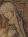 The Holy Family, Wool, silk, and gilt- and silvered-metal-strip-wrapped silk in slit, dovetailed, and interlocking tapestry weave with supplementary brocading wefts (in sewing basket, Joseph's coat, and hem of Mary's cloak), Flemish, Southern Netherlands
