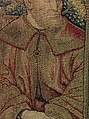 The Holy Family, Wool, silk, and gilt- and silvered-metal-strip-wrapped silk in slit, dovetailed, and interlocking tapestry weave with supplementary brocading wefts (in sewing basket, Joseph's coat, and hem of Mary's cloak), Flemish, Southern Netherlands