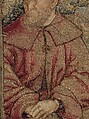 The Holy Family, Wool, silk, and gilt- and silvered-metal-strip-wrapped silk in slit, dovetailed, and interlocking tapestry weave with supplementary brocading wefts (in sewing basket, Joseph's coat, and hem of Mary's cloak), Flemish, Southern Netherlands