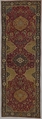 Indo-Persian carpet with medallions, Wool pile on cotton foundation., Indo-Persian