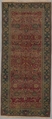 Indo-Persian carpet with vine scroll and palmette pattern, Wool pile on cotton foundation., Indo-Persian