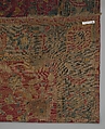 Indo-Persian carpet with vine scroll and palmette pattern, Wool pile on cotton foundation., Indo-Persian