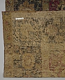 Indo-Persian carpet with vine scroll and palmette pattern, Wool pile on cotton foundation., Indo-Persian