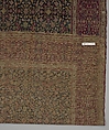 Carpet with a millefleur pattern, Wool (probably pashmina) pile on cotton foundation., Indian, Kashmir