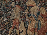 The Falcon Hunt, Wool, and silk in slit tapestry weave with some non-horizontal or eccentric wefts., Southern Netherlands