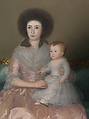 Condesa de Altamira and Her Daughter, María Agustina, Goya (Francisco de Goya y Lucientes) (Spanish, Fuendetodos 1746–1828 Bordeaux), Oil on canvas