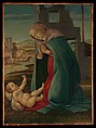 The Nativity, Workshop of Botticelli (Italian, Florentine, 1444/45–1510), Tempera and gold on wood, Italian, Florence