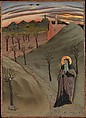 Saint Anthony the Abbot in the Wilderness, Osservanza Master (Italian, Siena, active second quarter 15th century), Tempera and gold on wood