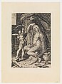 Venus and Cupid, Bartholomeus Spranger Netherlandish, Engraving