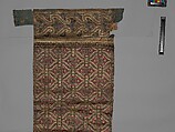 Border, Leather; canvas; linen, Italian or Spanish