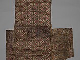 Border, Leather; canvas; linen, Italian or Spanish