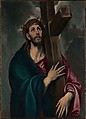 Christ Carrying the Cross, El Greco (Domenikos Theotokopoulos) (Greek, Iráklion (Candia) 1541–1614 Toledo), Oil on canvas