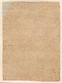 Man and Woman Striding Toward the Left, Circle of Giovanni Francesco Caroto (Italian, Verona ca. 1480–ca. 1555) and, Point of the brush and gray ink, heightened with white, on paper washed with blue., Italian