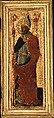 Saint Nicholas of Bari, Pietro di Giovanni d'Ambrogio (Italian, Siena 1410–1449 Siena), Tempera on panel