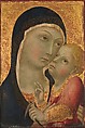 Madonna and Child, Sano di Pietro (Ansano di Pietro di Mencio) (Italian, Siena 1405–1481 Siena), Tempera on wood, gold ground