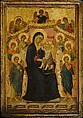 Madonna and Child with Nine Angels, Segna di Buonaventura (Italian, active Siena by 1298–died 1326/31), Tempera on panel