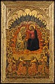 The Coronation of the Virgin, Niccolò di Buonaccorso (Italian, active Siena by 1372–died 1388 Siena), Tempera on wood, gold ground