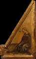 The Virgin Annunciate, Andrea Delitio (Italian, Abruzzo, active ca. 1440–80), Tempera and gold on wood