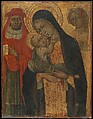 Madonna and Child with Saints Jerome and Agnes, Giovanni di Paolo (Giovanni di Paolo di Grazia) (Italian, Siena 1398–1482 Siena), Tempera on wood, gold ground