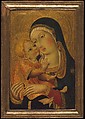 Madonna and Child, Workshop of Sano di Pietro (Ansano di Pietro di Mencio) (Italian, Siena 1405–1481 Siena), Tempera on wood, gold ground
