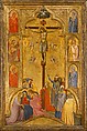 The Crucifixion, Andrea di Cione (Orcagna) (Italian, Florence 1315/20–1368 Florence)  , and workshop, Tempera on wood, gold ground