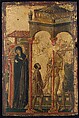 The Flagellation, Master of Forlì (Italian, Romagna, active first half 14th century), Tempera on wood, gold ground, Italian, Romagna