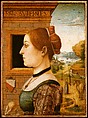 Portrait of a Woman, possibly Ginevra d'Antonio Lupari Gozzadini, Attributed to the Maestro delle Storie del Pane (Italian (Emilian), active late 15th century), Tempera on wood