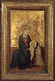 Madonna and Child with Saint Catherine of Siena and a Carthusian Donor, Italian, Lombard (probably Pavia), Tempera and gold on wood, Italian, Lombardy, probably Pavia