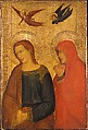 Saints John the Evangelist and Mary Magdalene, Italian, Neapolitan Follower of Giotto (active second third of the 14th century), Tempera on wood, gold ground