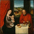 Virgin and Child with Saint Joseph, Netherlandish Painter, second half of 16th century  Netherlandish, Oil on oak panel