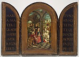 Adoration of the Magi, Imitator of Netherlandish (Antwerp Mannerist) Painter, Oil on oak panel, Netherlandish