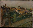 View of Saint-Valéry-sur-Somme, Edgar Degas (French, Paris 1834–1917 Paris), Oil on canvas