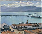 The Port de Bougie, Algeria, in Sunlight, Albert Marquet (French, Bordeaux 1875–1947 Paris), Oil on canvas