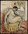 Nude in an Armchair (Nu au fauteuil), Henri Matisse (French, Le Cateau-Cambrésis 1869–1954 Nice), Oil on canvas board