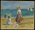Figures on the Beach, Auguste Renoir (French, Limoges 1841–1919 Cagnes-sur-Mer), Oil on canvas