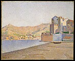 The Town Beach, Collioure, Opus 165 (Collioure. La Plage de la ville. Opus 165), Paul Signac (French, Paris 1863–1935 Paris), Oil on canvas