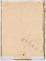 Götz von Berlichingen Writing His Memoirs, Eugène Delacroix (French, Charenton-Saint-Maurice 1798–1863 Paris), Graphite on beige wove paper