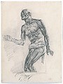 Study of a Male Nude Study for 