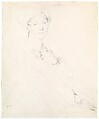 Portrait of Madame Rhode (Rhoda?), Jean Auguste Dominique Ingres (French, Montauban 1780–1867 Paris), Graphite on pale buff wove paper