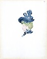 Large Boston Public Garden Sketchbook: Head of a woman in a plumed hat, Maurice Brazil Prendergast   American, Recto: watercolor over pencil