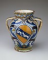 Apothecary Jar (orciuolo), Maiolica (tin-glazed earthenware), Italian, probably Florence or vicinity