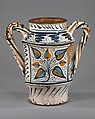 Apothecary Jar (albarello), Maiolica (tin-glazed earthenware), Italian, probably Florence or vicinity