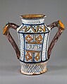 Apothecary jar (albarello), Maiolica (tin-glazed earthenware), Italian, Faenza