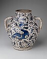 Apothecary jar (orciuolo), perhaps workshop of Giunta di Tugio (Italian (Florence), active ca. 1430–1466), Maiolica (tin-glazed earthenware)