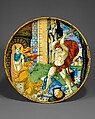 Dish (coppa), Maiolica (tin-glazed earthenware), Italian, Urbino and Gubbio