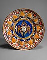 Dish (coppa), Maiolica (tin-glazed earthenware), Italian, Gubbio