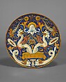 Dish (coppa), Maiolica (tin-glazed earthenware), Italian, Gubbio