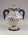 Apothecary vase (vaso da farmacia), Maiolica (tin-glazed earthenware), Italian, Castelli